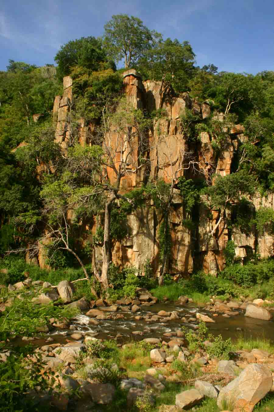 View of side of gorge
