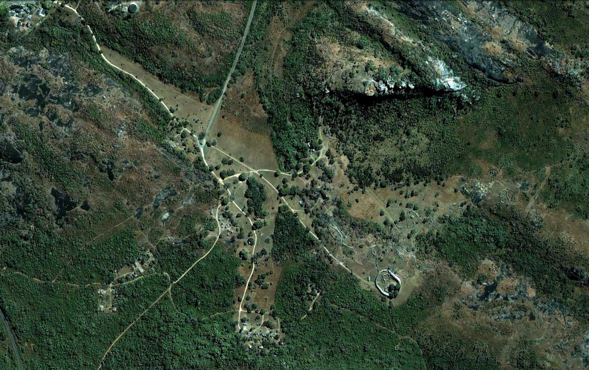 Map Great Zimbabwe National Monument.