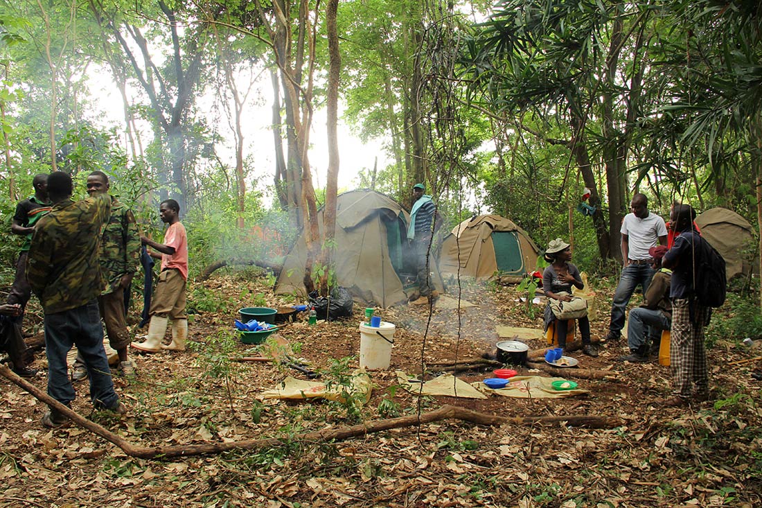 Camp at Magorogodo