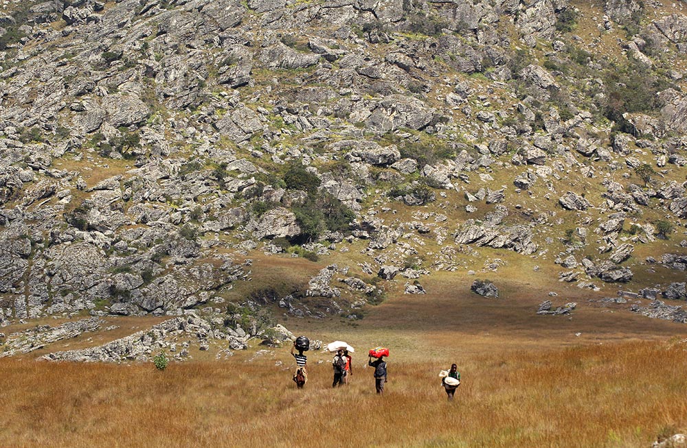 Arrival in second camp