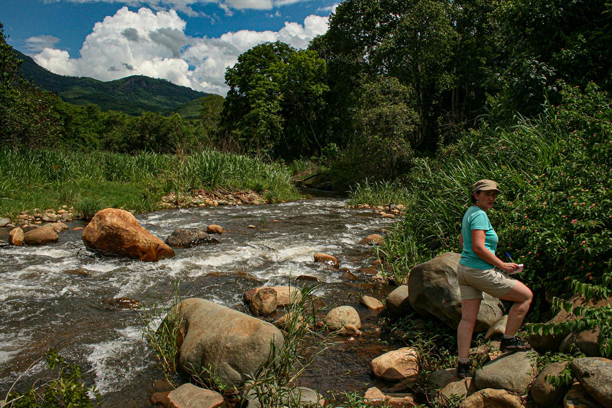Petra at Nyamukwarara river. 