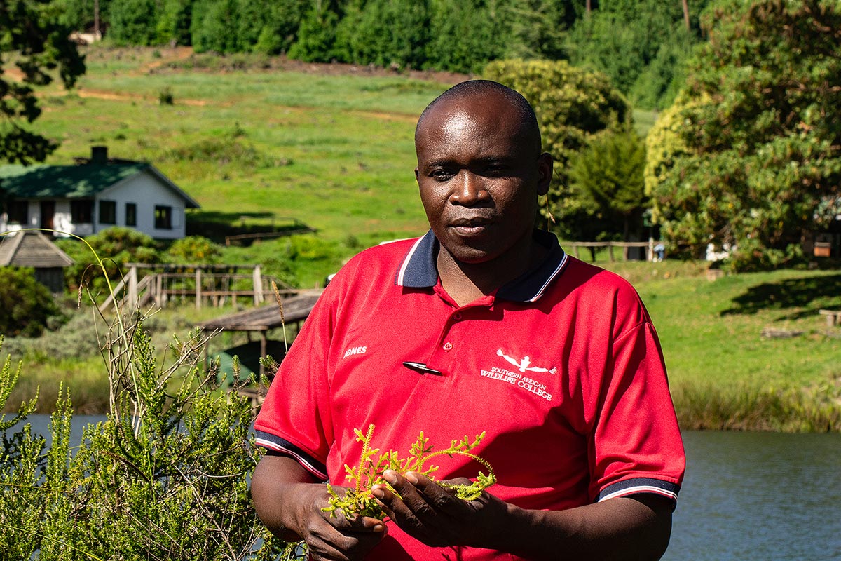 Jones Sibal at Dam 1, Chelinda Camp, Nyika.